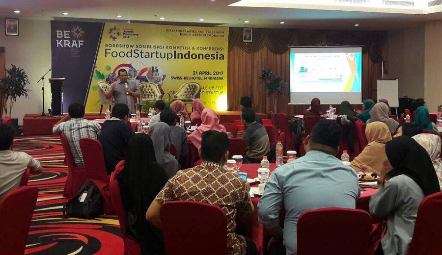 Pelaku Usaha Ekonomi Kreatif Kuliner Hadiri Roadshow dan Daftar Foodstartup Indonesia 2017