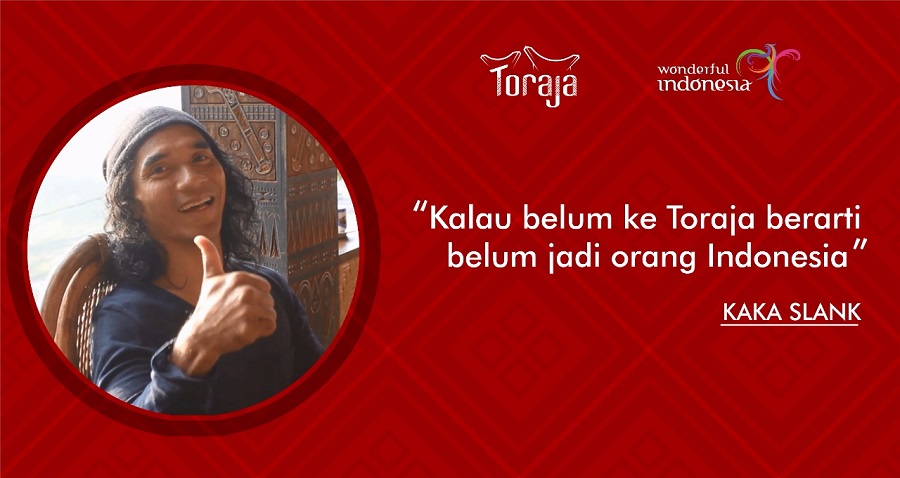 Kagum dengan Keindahan Toraja, Kaka Slank Ajak Orang Indonesia Kunjungi Toraja